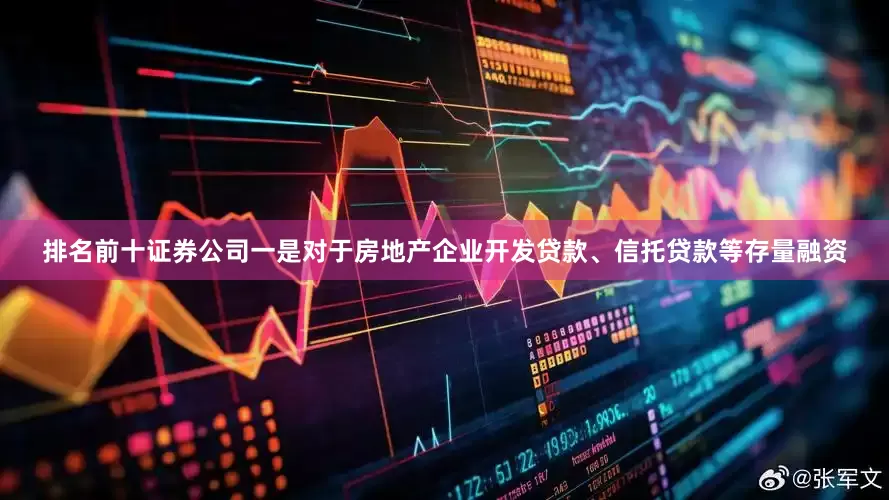 排名前十证券公司一是对于房地产企业开发贷款、信托贷款等存量融资